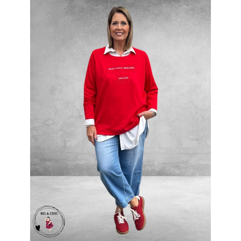 GOZZIP Baggy Broek Clara Light Blue Denim