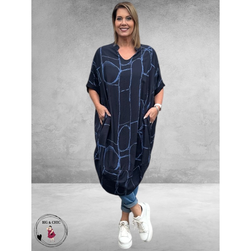 GOZZIP Jurk Jasmin Navy