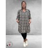 GOZZIP Tuniek Gyda Black/Offwhite