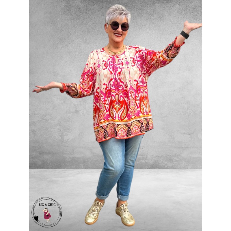 Gozzip Blouse Gilben Ibiza Syle