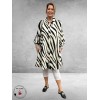 Gozzip Jurk Hemd-Blouse Zebra