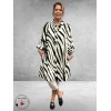 Gozzip Jurk Hemd-Blouse Zebra