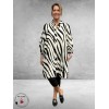 Gozzip Jurk Hemd-Blouse Zebra