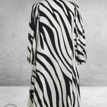 Gozzip Jurk Hemd-Blouse Zebra