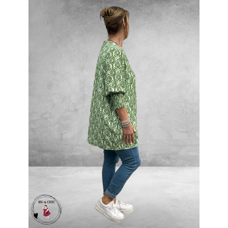 Gozzip Tuniek Ulla Groen Print