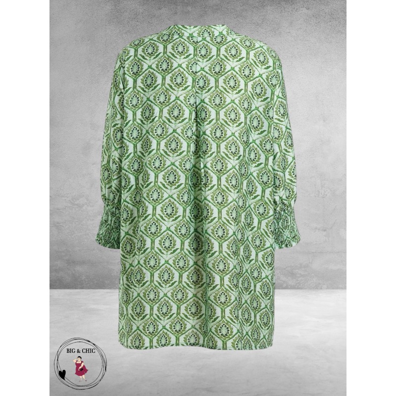 Gozzip Tuniek Ulla Groen Print