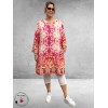 Gozzip Tuniek Bohemien Skuld Pink Print