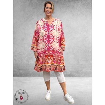 Gozzip Tuniek Bohemien Skuld Pink Print