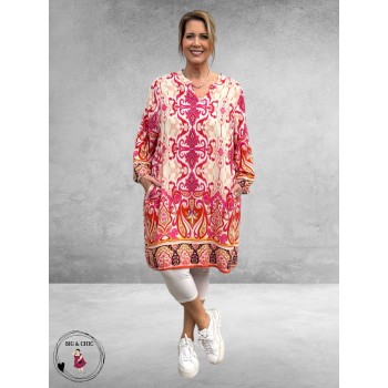 Gozzip Tuniek Bohemien Skuld Pink Print