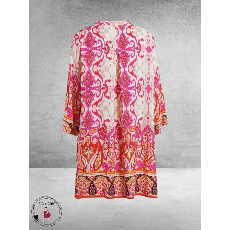 Gozzip Tuniek Bohemien Skuld Pink Print
