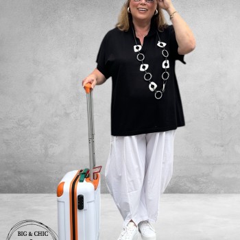 GOZZIP Trui Polostijl Zwart