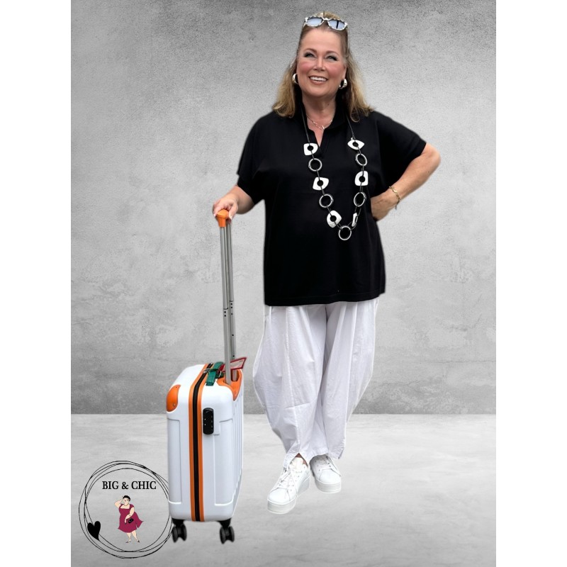 GOZZIP Trui Polostijl Zwart