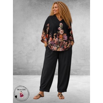 Gozzip Blouse-Shirt Else-Marie Zwart-Flowers