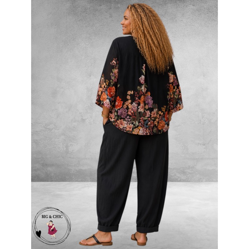 Gozzip Blouse-Shirt Else-Marie Zwart-Flowers