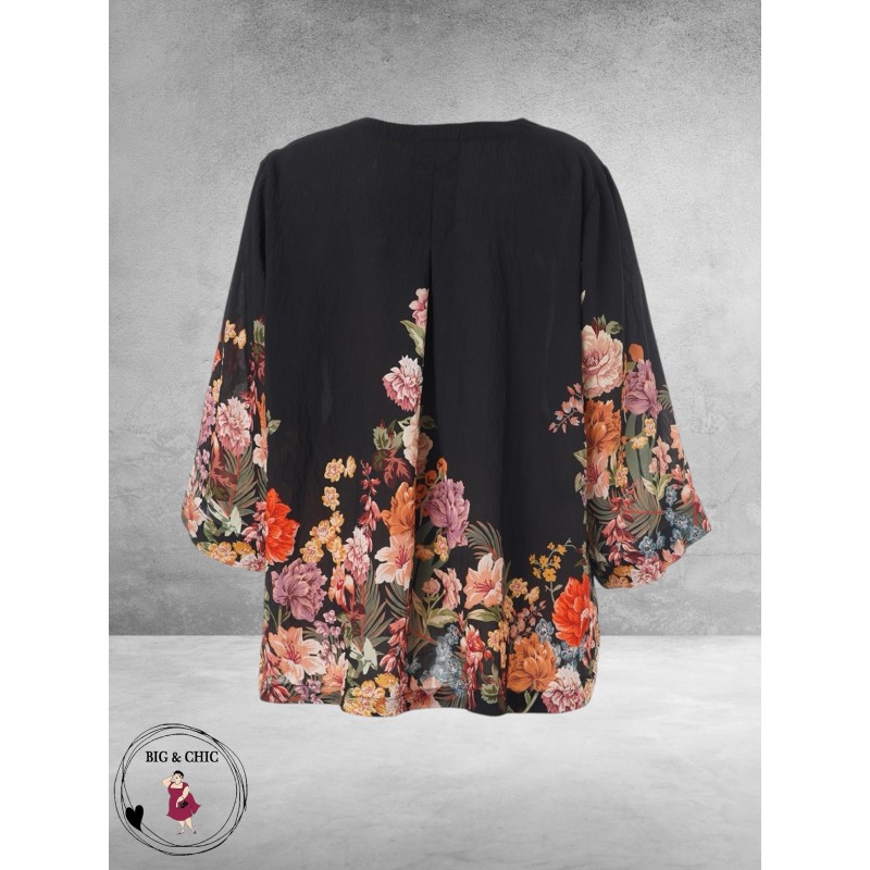 Gozzip Blouse-Shirt Else-Marie Zwart-Flowers