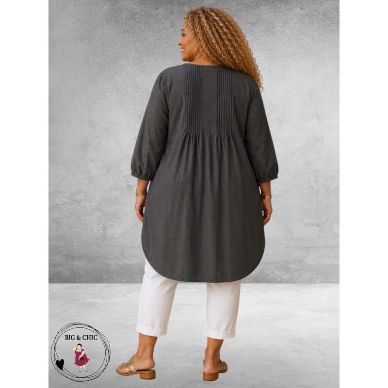Gozzip Blouse-Tuniek Johanne Zwart