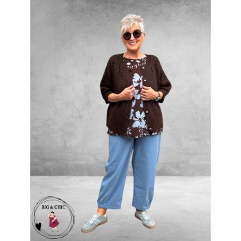 GOZZIP Baggy Broek Clara Light Blue