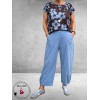 GOZZIP Baggy Broek Clara Light Blue