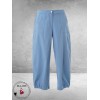 GOZZIP Baggy Broek Clara Light Blue