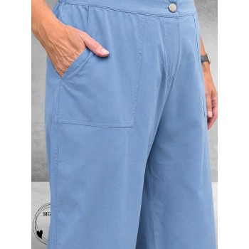 GOZZIP Baggy Broek Clara Light Blue
