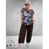GOZZIP Baggy Broek Clara Bruin