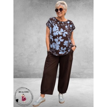 GOZZIP Baggy Broek Clara Bruin