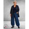 GOZZIP Blazer Oversized LUISA Donkerblauw
