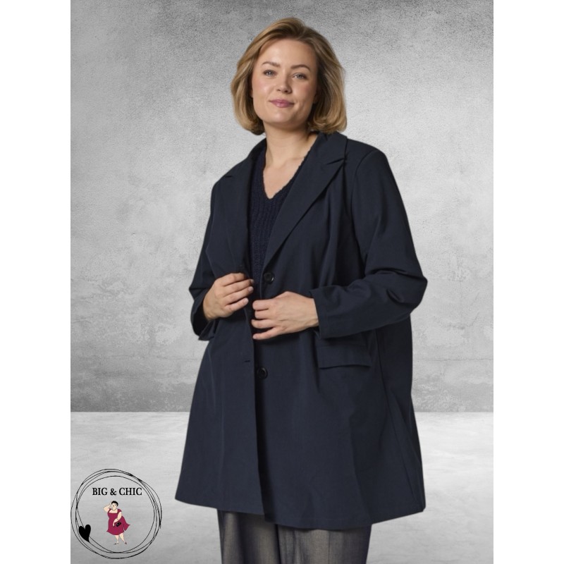 GOZZIP Blazer Oversized LUISA Donkerblauw
