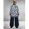 STUDIO Blouse NICOLETTE Blauw/Wit