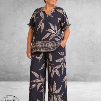 STUDIO Shirt DASIE Blauw/Zand