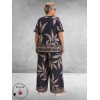 STUDIO Shirt DASIE Blauw/Zand
