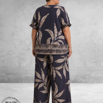 STUDIO Shirt DASIE Blauw/Zand