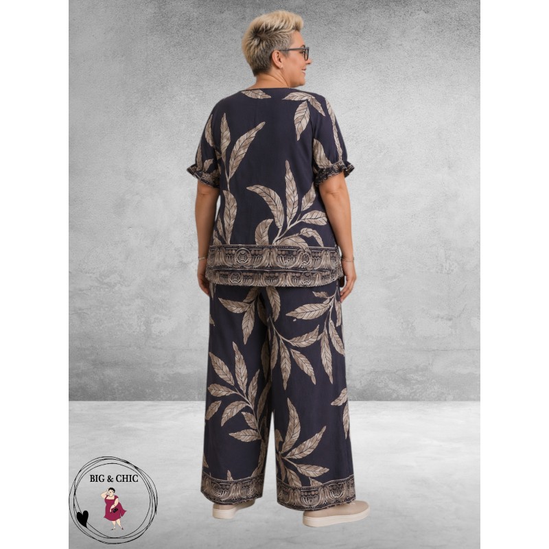 STUDIO Shirt DASIE Blauw/Zand