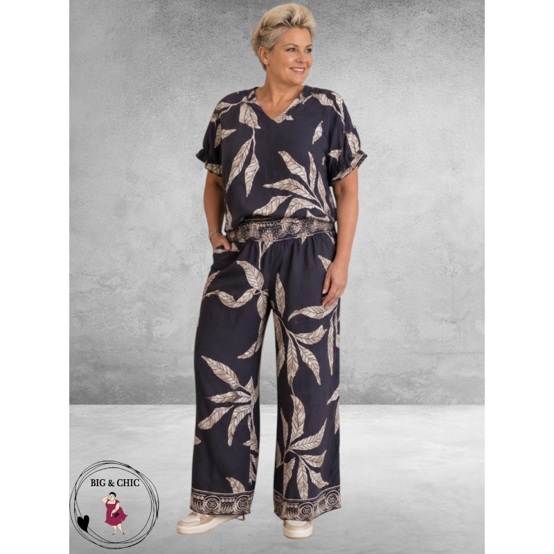 STUDIO Shirt DASIE Blauw/Zand