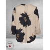 Gozzip Blouse Billie Zand/Zwart/Flowers