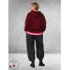 GOZZIP Baggy Broek Clara Black Denim