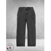 GOZZIP Baggy Broek Clara Black Denim
