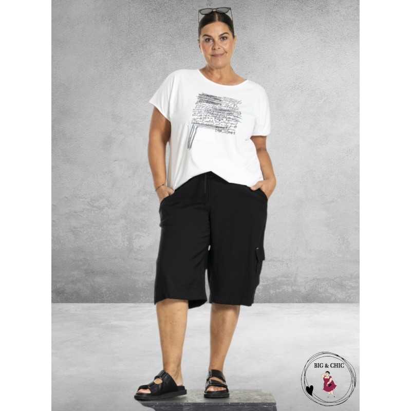 GOZZIP T-Shirt Lilian Wit