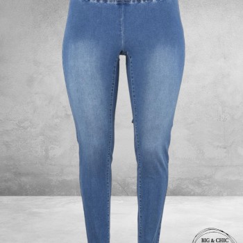 GOZZIP Jeans MAYA LEGGING Light  Blue Denim