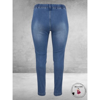 GOZZIP Jeans MAYA LEGGING Light  Blue Denim