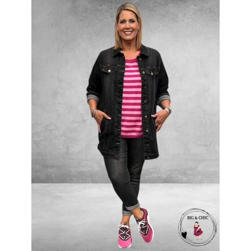 GOZZIP Jeans MAYA LEGGING Black Denim