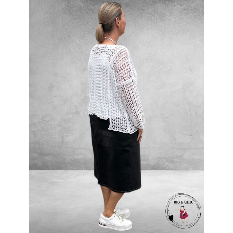 GOZZIP Spijkerrok Alena Black