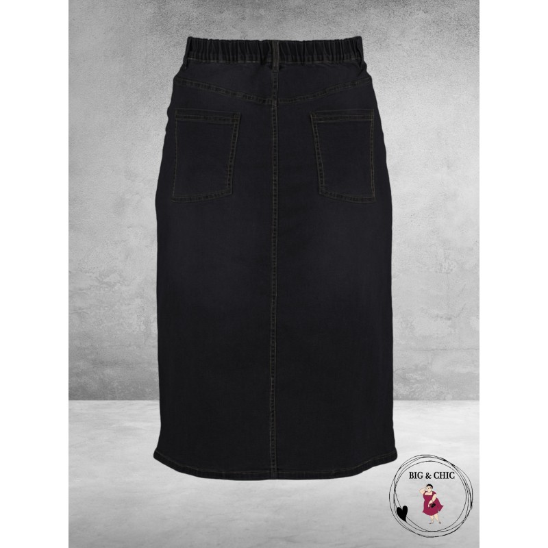 GOZZIP Spijkerrok Alena Black