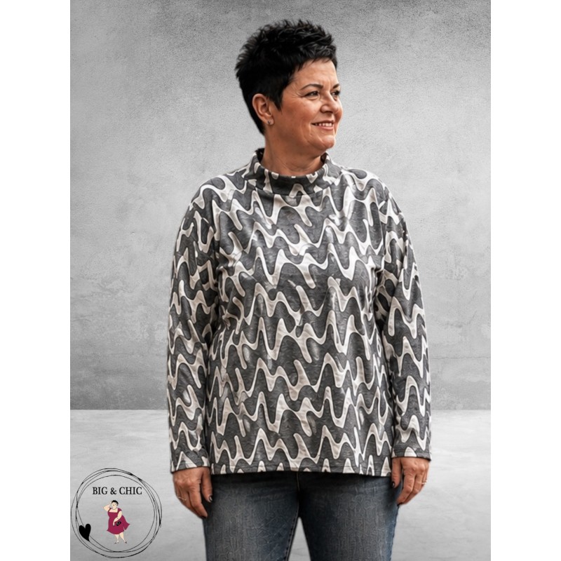 LEAH CURVE Trui Met Structuur 