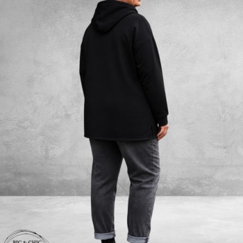 LEAH CURVE Vest Stoer Zwart Think About