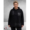 LEAH CURVE Sweater Zwart Rise En Shine