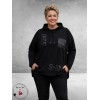 LEAH CURVE Sweater Zwart Rise En Shine