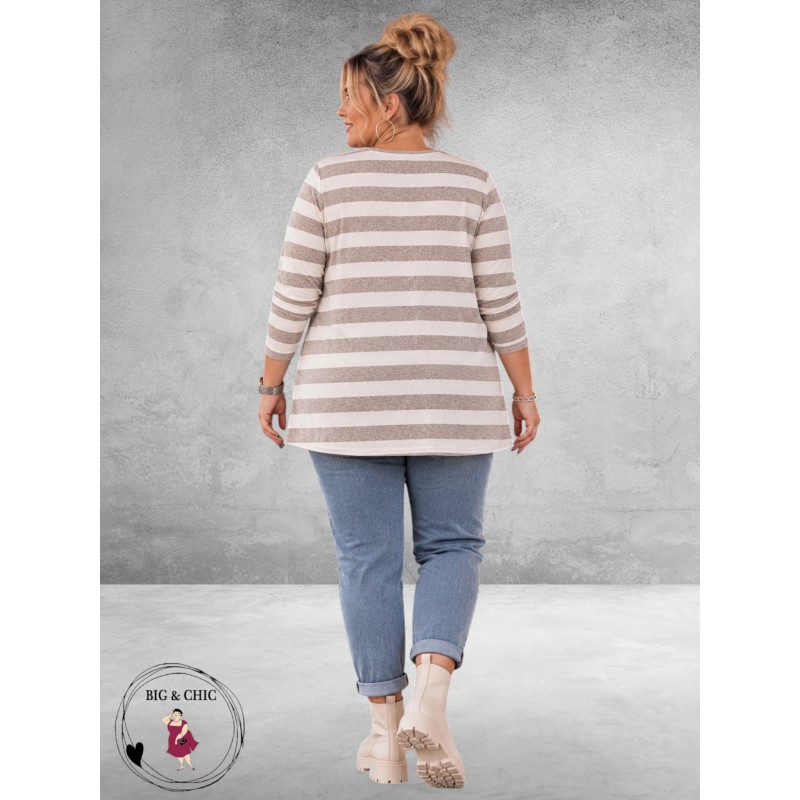 LEAH Curve Shirt Spakle en Shine