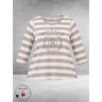 LEAH Curve Shirt Spakle en Shine