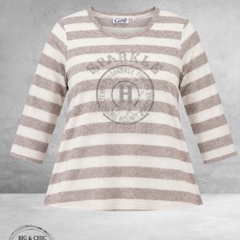 LEAH Curve Shirt Spakle en Shine